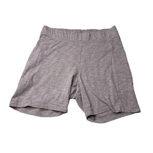 Old Navy Bike Shorts Taupe Active Go-Dry Hi Rise side Pockets Size Large